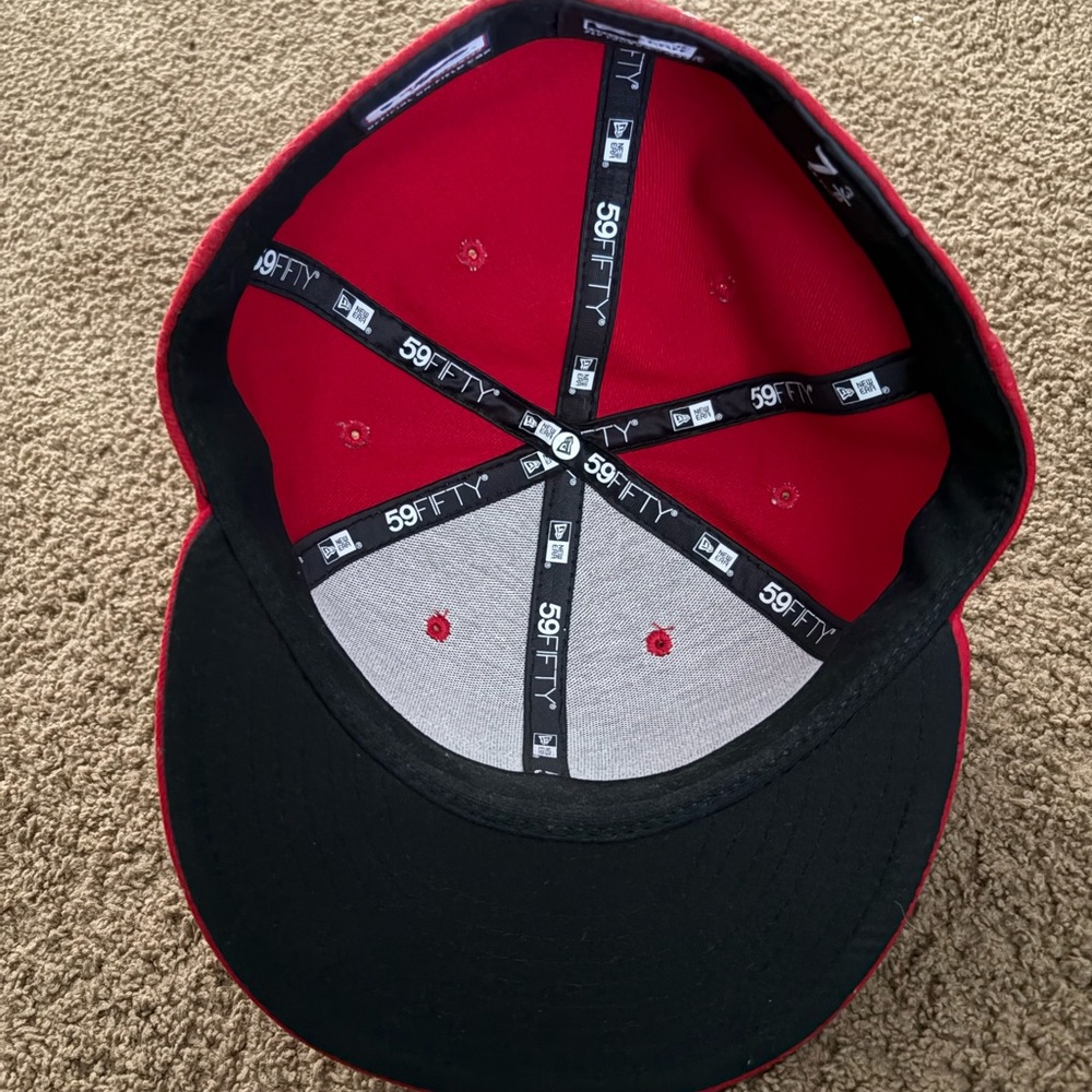 Red Baseball Cap - Picture 4 of 6